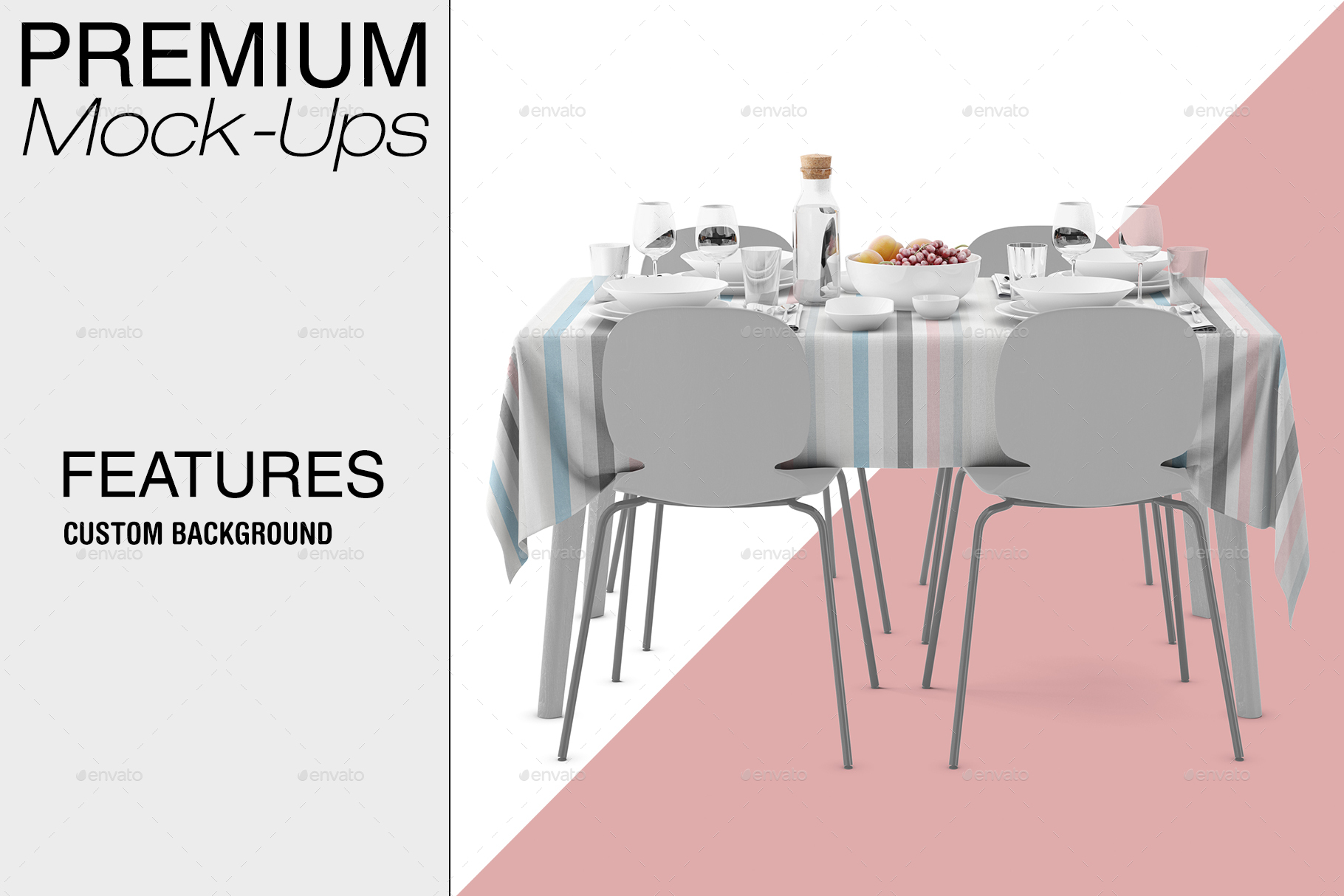 Tablecloth Mockup Set by mockups GraphicRiver